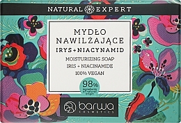Feuchtigkeitsspendende Seife mit Iris und Niacinamid - Barwa Natural Expert Iris + Niacinamide Moisturizing Soap — Bild N1