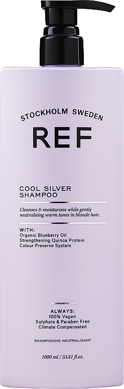 Farbschützendes Haarshampoo mit Quinoa-Protein und Blaubeeröl - REF Cool Silver Shampoo — Bild N7