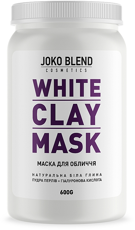 Gesichtsmaske aus weißer Tonerde - Joko Blend White Clay Mask — Bild N5