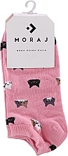 Düfte, Parfümerie und Kosmetik Damensocken aus Baumwolle mit Katzen rosa - Moraj