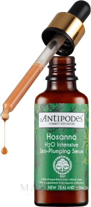 Intensiv glättendes Gesichtsserum - Antipodes Hosanna H2O Intensive Skin-Plumping Serum — Bild 30 ml