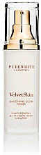 Düfte, Parfümerie und Kosmetik Glättender Gesichtsprimer für ein strahlendes Finish - Pure White Cosmetics VelvetSkin Smoothing Glow Primer