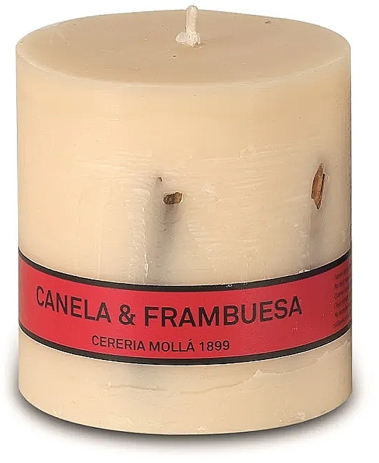 Cereria Molla Asturias Cinnamon & Raspberry Scented Candle  - Duftkerze 8 x 8 cm  — Bild N1