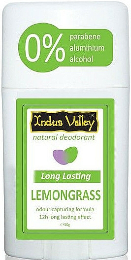 Natürlicher Deostick Zitronengras - Indus Valley Lemongrass Deodorant Stick — Bild N1