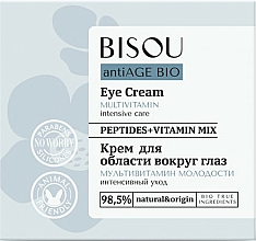 Düfte, Parfümerie und Kosmetik Augencreme mit Peptiden und Vitaminen - Bisou AntiAge Bio Eye Cream