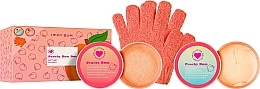 Set - I Heart Revolution Peachy Bum Gift Set (b/scrub/185g + b/mask/120g + mitt/2psc) — Bild N1