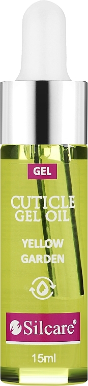 Regenerierendes Nagel- und Nagelhautöl - Silcare Cuticle Gel Oil Yellow Garden — Bild N1