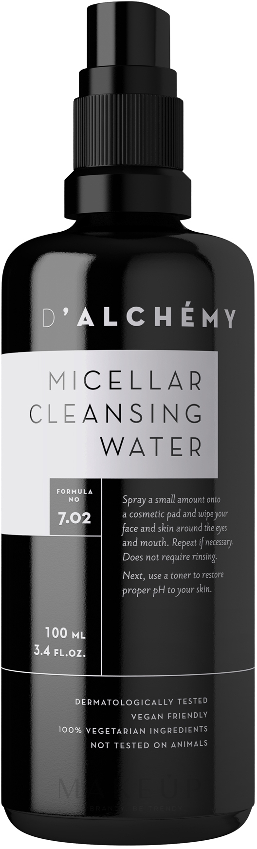 Mizellenwasser zum Abschminken - D'Alchemy Micellar Cleansing Water — Bild 100 ml