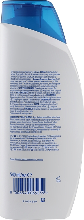 2in1 Anti-Schuppen Shampoo & Conditioner Classic Clean - Head & Shoulders Classic Clean — Bild N9