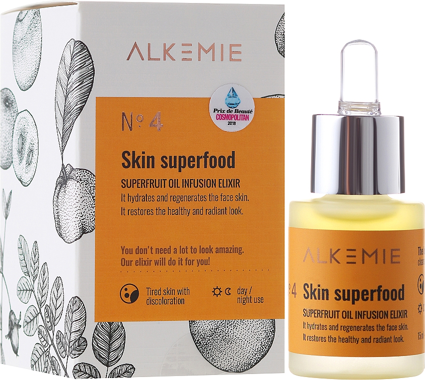 Regenerierendes Gesichtsöl mit Vitaminen - Alkmie Skin Superfood Superfruit Oil — Bild N5