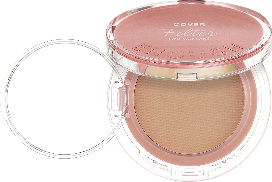 Gesichtspuder - Enough Cover Filter Two-Way Cake SPF 28 PA++ — Bild N1