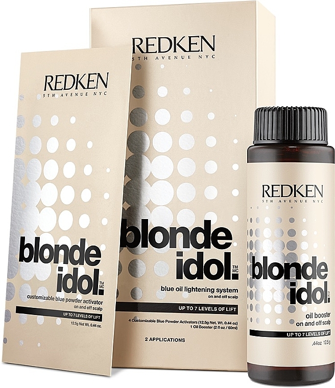 Haaraufhellungs-Set - Redken Blonde Idol Blue Oil Lightening Systems