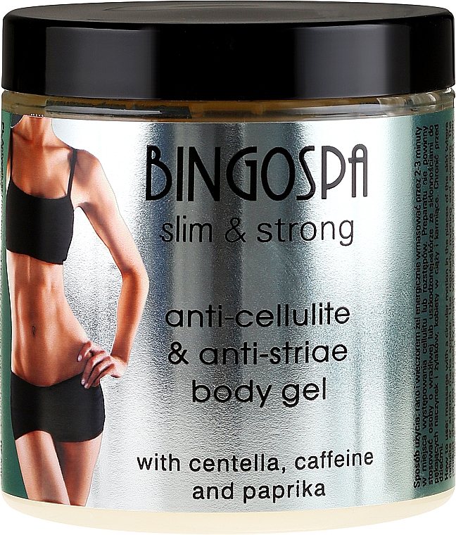 Anti-Cellulite Körpergel - BingoSpa Slim and Strong Anti Cellulite and Anti Stirae Body Gel — Bild N1