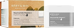 Tuchmaske mit Niacinamid und Vitamin C - Mary & May Niacinamide Vitamin C Brightening Mask — Bild N2