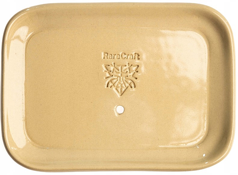 Seifenschale aus Keramik cremefarben - RareCraft Soap Dish — Bild N1