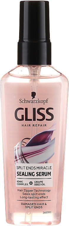 Anti-Spliss Haarserum für strapaziertes Haar - Gliss Hair Repair Split Ends Miracle Sealing Serum — Bild N1
