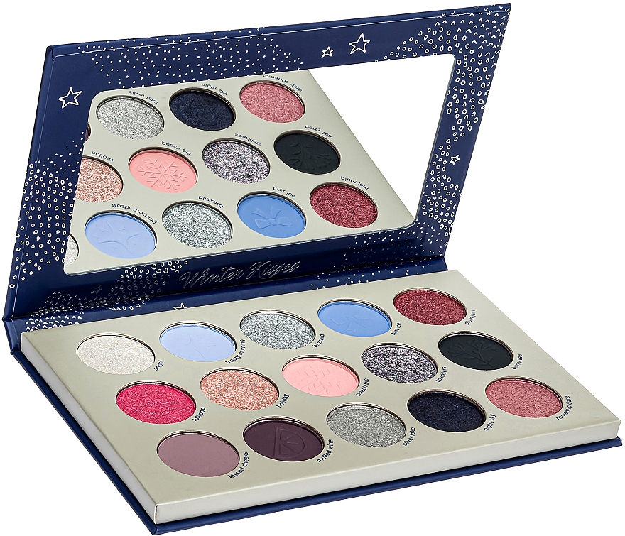 Lidschattenpalette mit 15 Farben - Parisa Cosmetics Winter Kisses Eyeshadow Palette — Bild N7