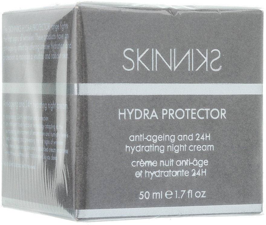 Feuchtigkeitsspendende Anti-Aging Nachtcreme - Mades Cosmetics Skinniks Hydro Protector Anti-ageing 24H Hydrating Night Cream — Foto N2