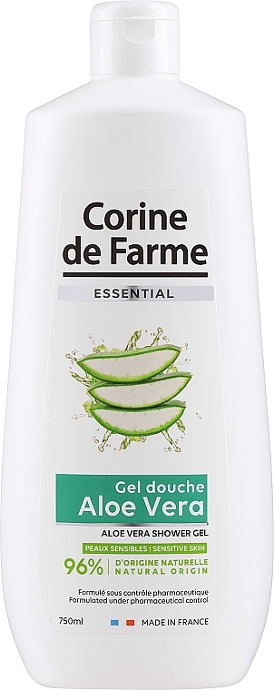 Duschgel Aloe Vera - Corine De Farm Essential Aloe Vera Shower Gel — Bild N1