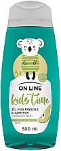 Shampoo und Duschgel mit Birne für Haar und Körper - On Line Kids Hair & Body Wash — Bild N1