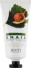 Handcreme mit Schneckenschleimextrakt - Jigott Real Moisture Snail Hand Cream — Bild N1