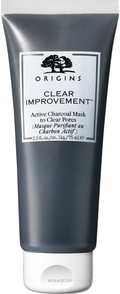 Entgiftende Gesichtsreinigungsmaske mit Aktivkohle - Origins Clear Improvement Active Charcoal Mask To Clear Pores — Bild 75 ml