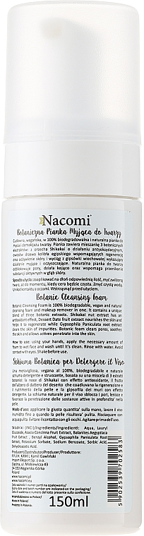 Gesichtsreinigungsschaum - Nacomi Botanic Cleansing Foam — Bild N2