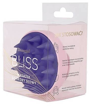 Kopfhautmassagebürste rosa-violett - Donegal Blissful Scalp Massager  — Bild N1
