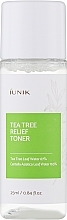 Beruhigendes Gesichtswasser mit Teebaumextrakt - iUNIK Tea Tree Relief Toner (mini)  — Bild N1