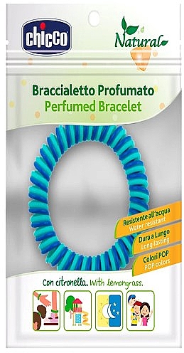 Armband gegen Mücken mit Geruch blau - Chicco Perfumed Bracelets — Bild N1