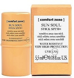 Sonnenschutz-Gesichtsstick für empfindliche Hautpartien SPF 50+ - Comfort Zone Sun Soul Stick SPF50+ — Bild N2