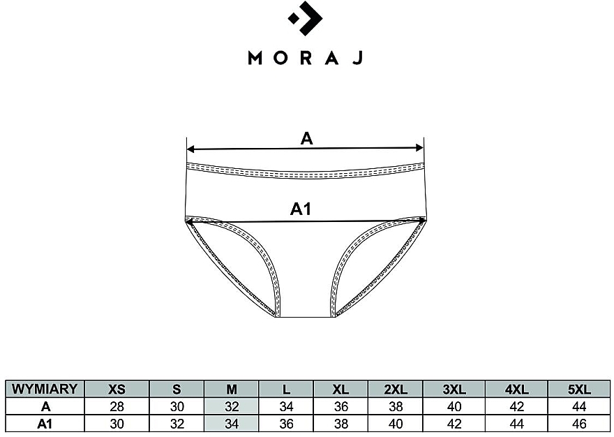 Damenhöschen mit Stickerei BDM601-006 grau - Moraj — Bild N2