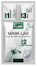 Düfte, Parfümerie und Kosmetik Feuchtigkeitsspendende Gesichtsmaske mit Aloe Vera - Klapp Mask Lab Aloe Vera Moisturizing Mask