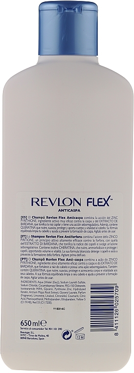 Anti-Schuppen Shampoo "Repair & Care" - Revlon Flex Keratin Anti-Dandruff Shampoo — Foto N2