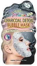 Düfte, Parfümerie und Kosmetik Reinigende Blasenmaske für das Gesicht mit Aktivkohle - 7th Heaven Charcoal Detox Bubble Mask