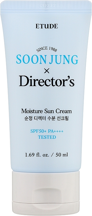 Feuchtigkeitsspendende Sonnenschutzcreme für das Gesicht - Etude House Soon Jung & Director’s Moisture Sun Cream SPF50+ PA+++ — Bild N1