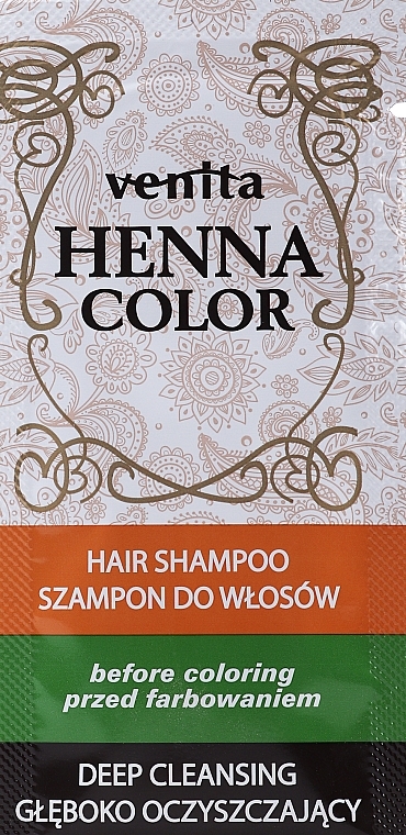 GESCHENK! Tiefenreinigendes Shampoo - Venita Henna Color Hair Shampoo Deep Cleansing (Probe) — Bild N1