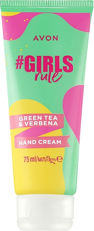 Handcreme Eisenkraut und grüner Tee - Avon #Girls Rule Green Tea And Verbena Hand Cream — Bild N1