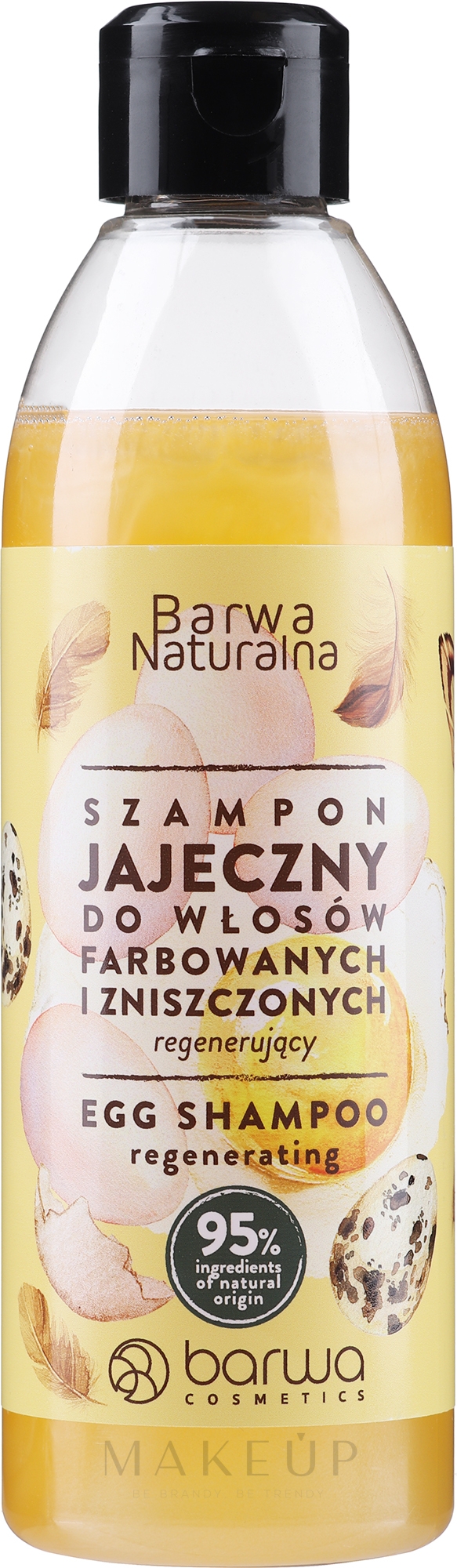 Regenerierendes Ei-Shampoo mit Vitaminkomplex - Barwa Natural Shampoo — Bild 300 ml
