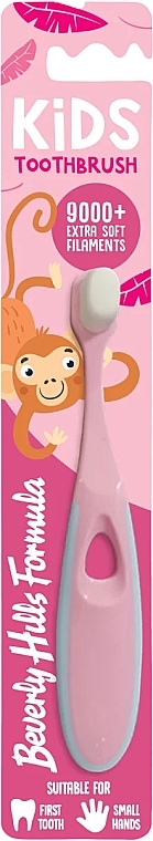 Kinderzahnbürste rosa - Beverly Hills Formula 9008 Ultra Soft Kids Toothbrush — Bild N1