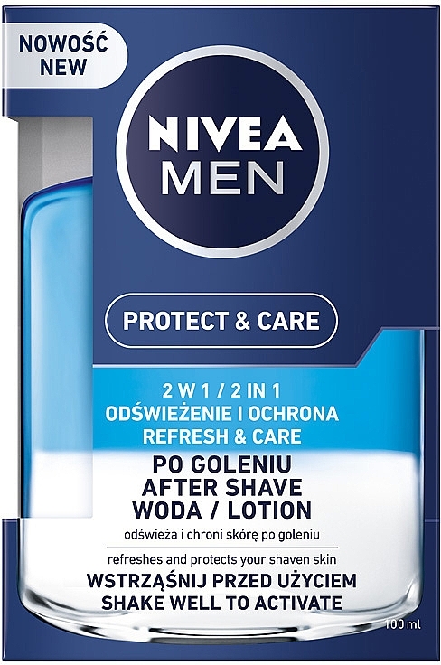 After Shave "Protect & Care" - NIVEA MEN After Shave Lotion — Bild N1