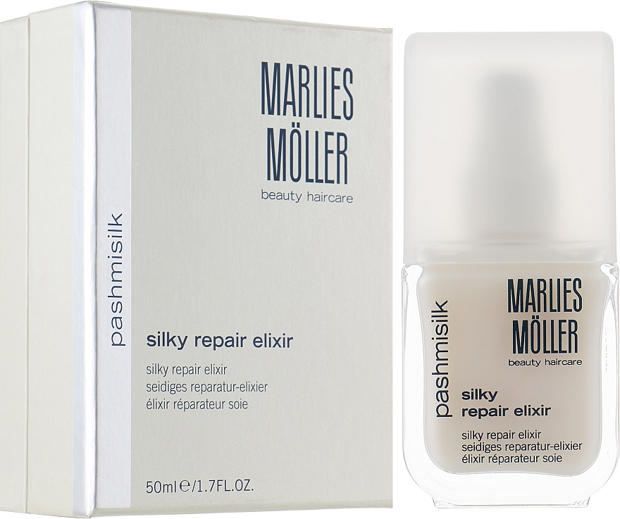 Regenerierendes Haarserum mit Weinlaubextrakt - Marlies Moller Pashmisilk Silky Repair Elixir — Bild N2