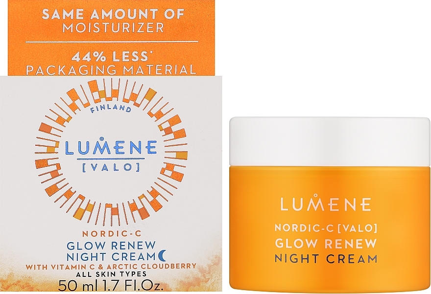 Nachtcreme für strahlende Haut - Lumene Valo Glow Renew Night Cream — Bild N2