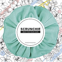 Düfte, Parfümerie und Kosmetik Scrunchie-Haargummi minzgrün Knit Classic - MAKEUP Hair Accessories