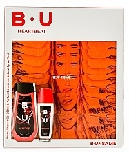 Düfte, Parfümerie und Kosmetik B.U. Heartbeat  - Duftset (Deodorant 75ml + Duschgel 250ml) 