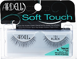 Künstliche Wimpern - Ardell Soft Touch Eye Lashes Black 151 — Bild N1