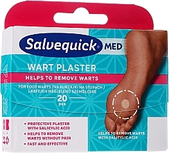 Düfte, Parfümerie und Kosmetik Pflaster gegen Fußwarzen - Salvequick Med Foot Care Wart Plaster