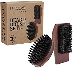 Düfte, Parfümerie und Kosmetik Bartbürsten-Set 2 St. - Lussoni Men Baerd Brush Set