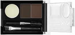 Düfte, Parfümerie und Kosmetik Augenbrauen Lidschatten - NYX Professional Makeup Eyebrow Cake Powder