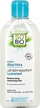 Reinigende Gesichtsmilch mit Aloe Vera - So'Bio Etic Hydra Aloe Vera Moisturising Cleansing Milk — Bild N2